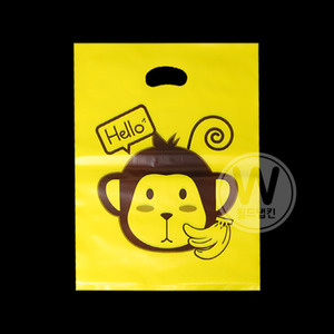 [기성품 디자인봉투]원숭이 캐릭터 비닐봉투