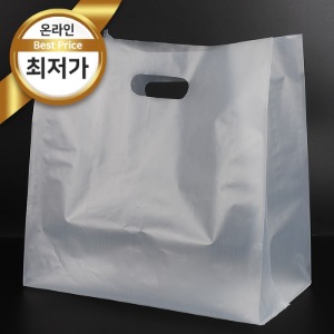 HD 무지 비닐쇼핑백(특대) [1박스 100장] [장당97원~105원]